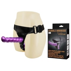 ARNES CON DILDO DOBLE MORADO