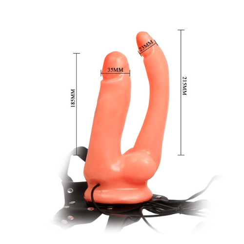 ARNES CON DILDO DOBLE JESSICA CON CONTROL REMOTO1