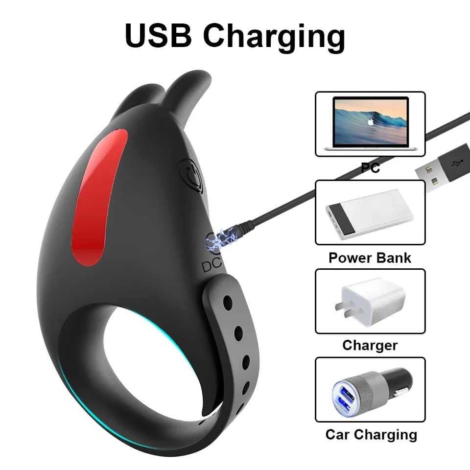 ANILLO VIBRADOR AJUSTABLE /CONTROL REMOTO USB3