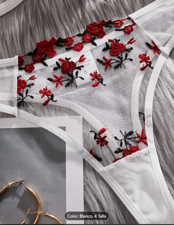 CONJUNTO BLANCO CON FLORES1