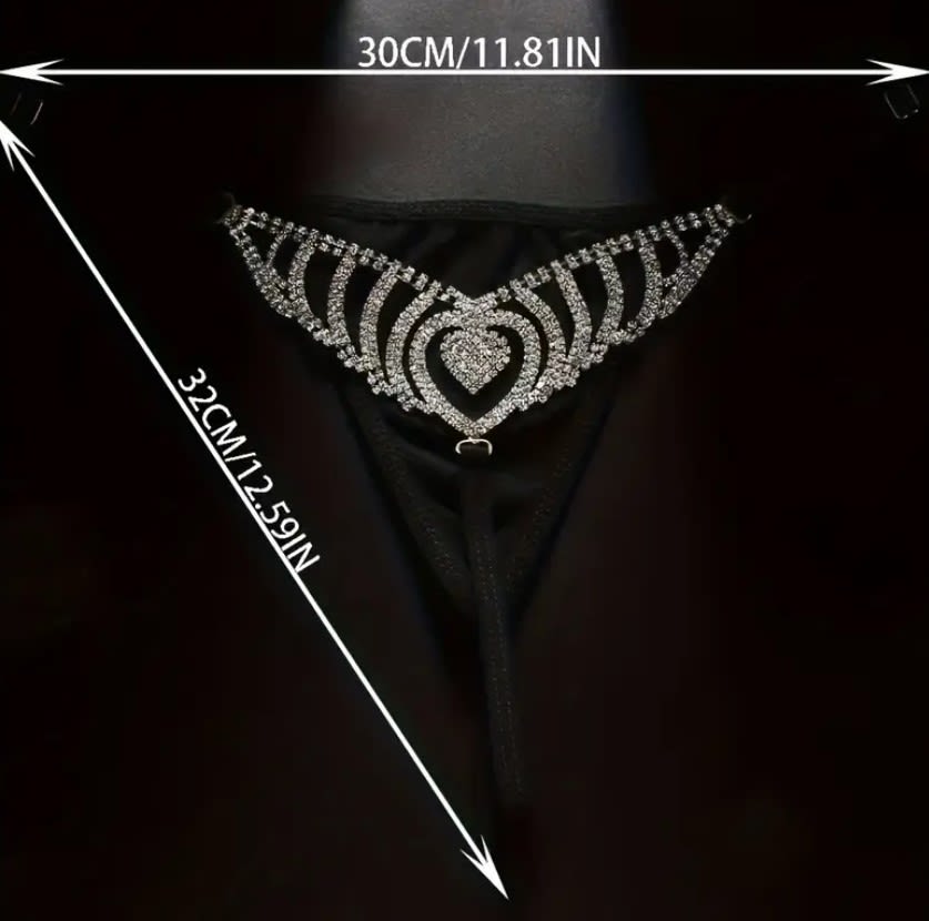 COLALESS NEGRO STRASS PLATA1