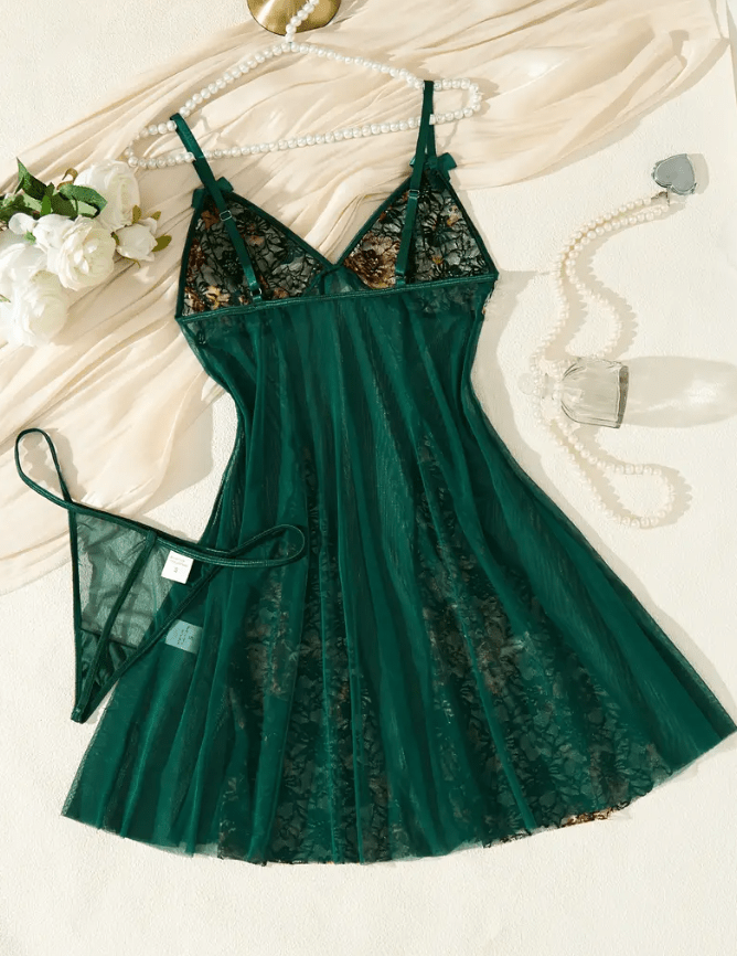 BABYDOLL VERDE ESTAMPADO4