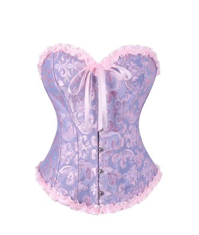 CORSET VICTORIANO ROSA Y LILA3