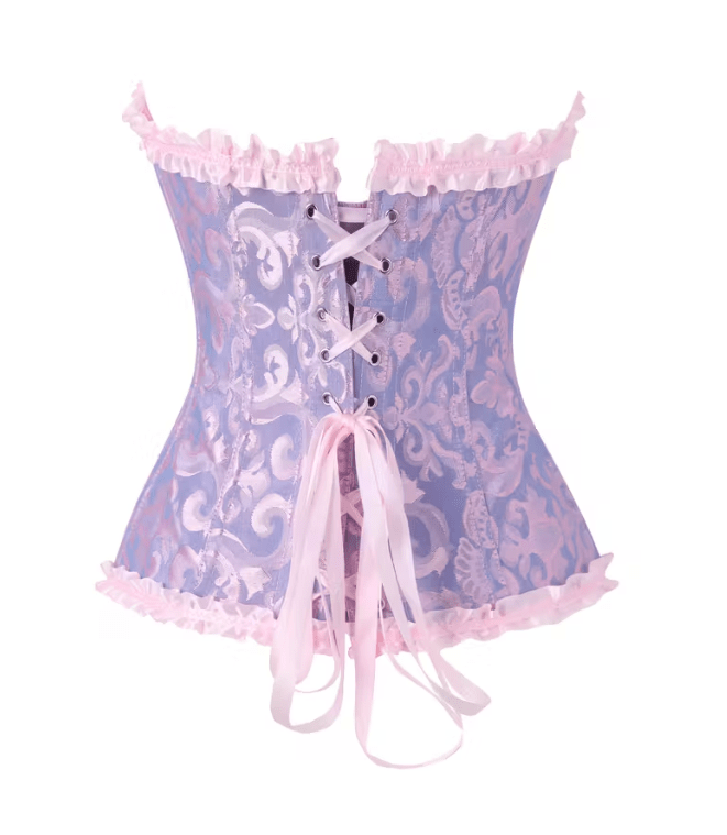 CORSET VICTORIANO ROSA Y LILA2