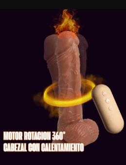 DILDO VIBRADOR RECARGABLE CON CONTROL VINCE3