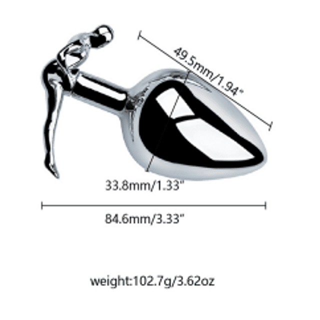 PLUG ANAL METALICO HOMBRE TM1