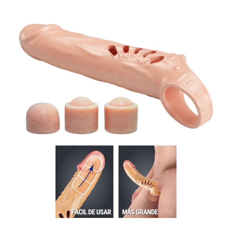 FUNDA EXTENSIBLE PENNIS  SLEEVE COLOR PIEL2