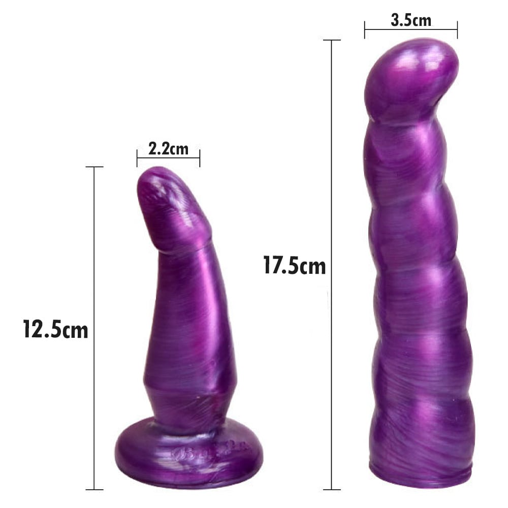 ARNES CON DILDO DOBLE MORADO3