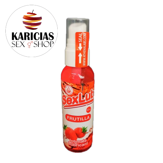 Lubricante Frutilla Sexlub 60ml1