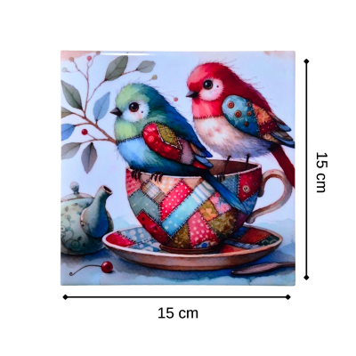 Ceramica con diseño 15x15cm  CBZ221