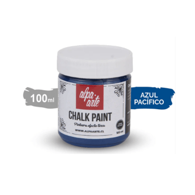 Pintura Tiza 100 ml (Chalk Paint) – AZUL PACIFICO1