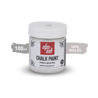 Pintura Tiza 100 ml (Chalk Paint) – GRIS INGLES1