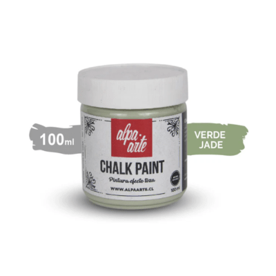 Pintura Tiza 100 ml (Chalk Paint) – VERDE JADE1