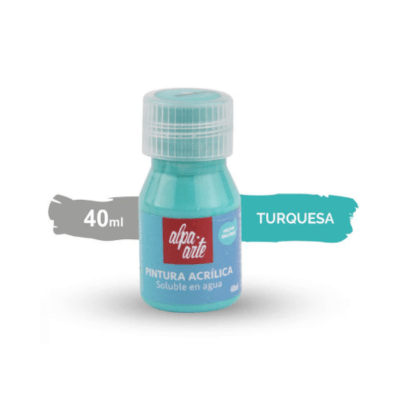 Pintura Acrílica 40 ml – TURQUESA1