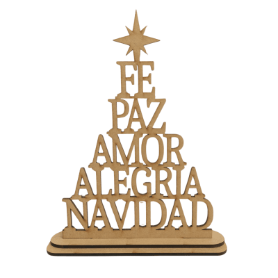 Árbol de palabras de Navidad1