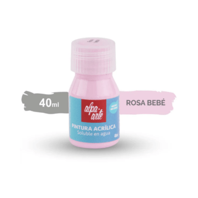 Pintura Acrílica 40 ml – ROSA BEBÉ1