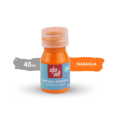 Pintura Acrílica 40 ml – NARANJA1