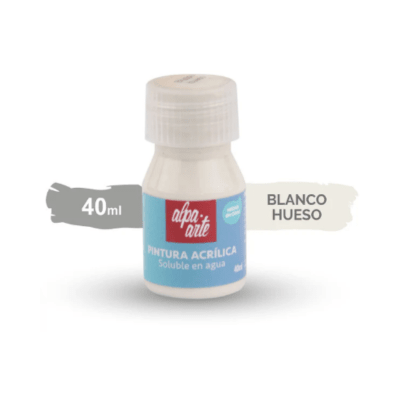 Pintura Acrílica 40 ml – BLANCO HUESO1
