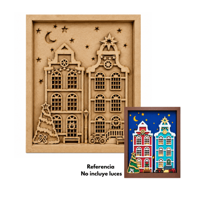Cuadro multicapas navideño2