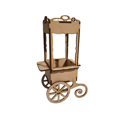 Pequeño carro de dulces 9cm x 9cm x 25cm1