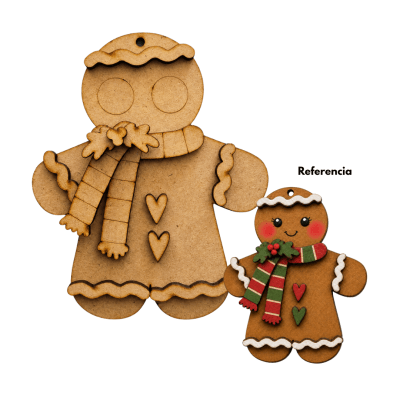 Galleta Jengibre Colgante 12cm1