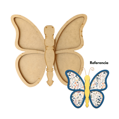 Mariposa Decorativa de pared 30cm Ancho1