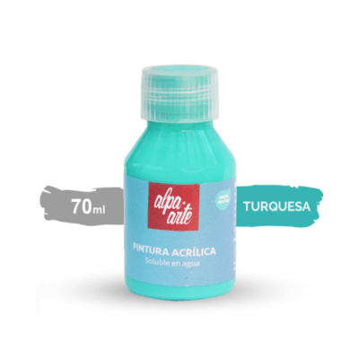 Pintura Acrílica 70 ml – TURQUESA1