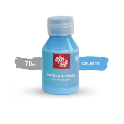 Pintura Acrílica 70 ml – CELESTE1