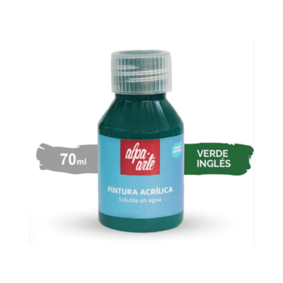 Pintura Acrílica 70 ml – VERDE INGLES1