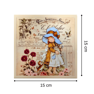 Ceramica con diseño 15x15cm CBZ11
