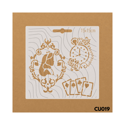 Estencil 15x15cm CU0191