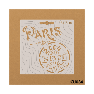 Estencil 15x15cm CU0341