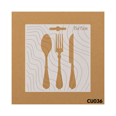 Estencil 15x15cm CU0361