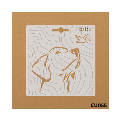 Estencil 15x15cm CU0551