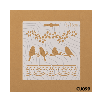 Estencil 15x15cm CU0991