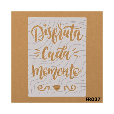 Estencil 15x20cm FR0271