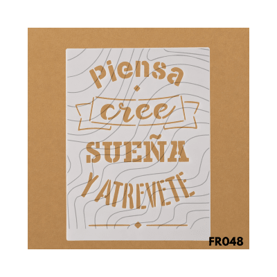 Estencil 15x20cm FR0481