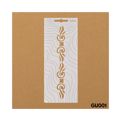 Estencil 10x25cm GU0011