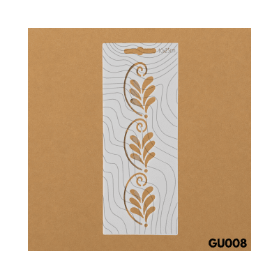 Estencil 10x25cm GU0081
