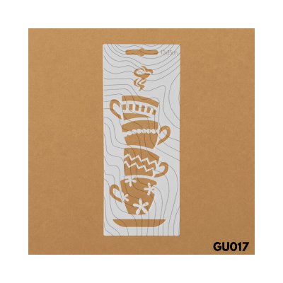 Estencil 10x25cm GU0171