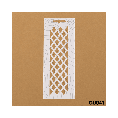 Estencil 10x25cm GU0411