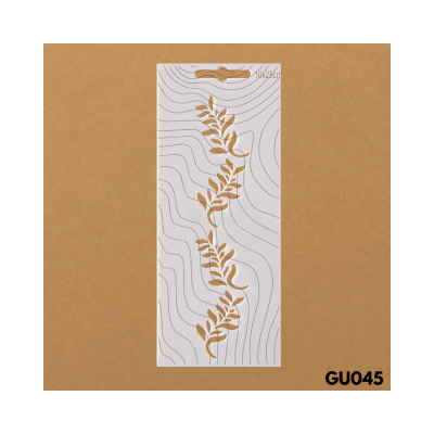 Estencil 10x25cm GU0451