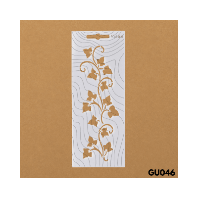 Estencil 10x25cm GU0461
