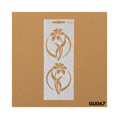 Estencil 10x25cm GU0671