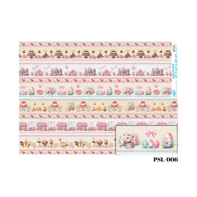 Papel Seda 67cm x 46cm PSL0061