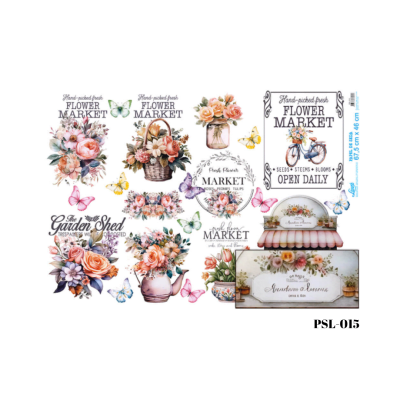 Papel Seda 67cm x 46cm PSL0151