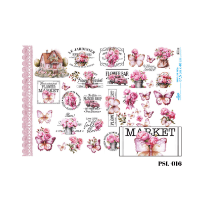 Papel Seda 67cm x 46cm PSL0161