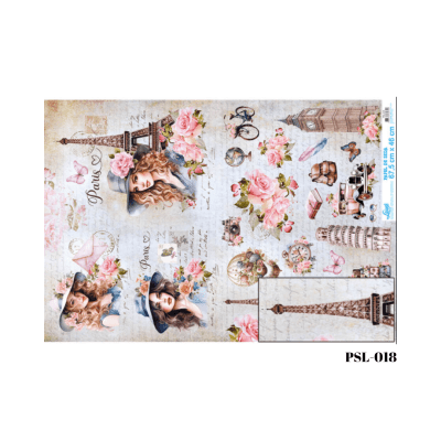 Papel Seda 67cm x 46cm PSL0181