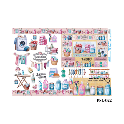 Papel Seda 67cm x 46cm PSL0221