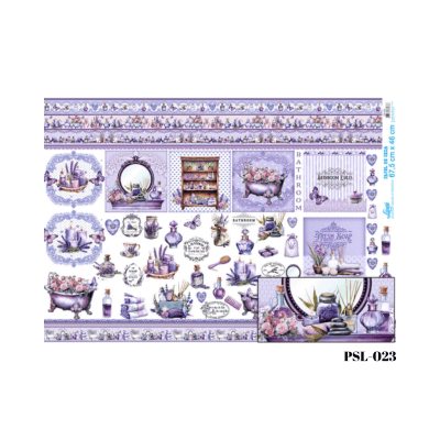 Papel Seda 67cm x 46cm PSL0231